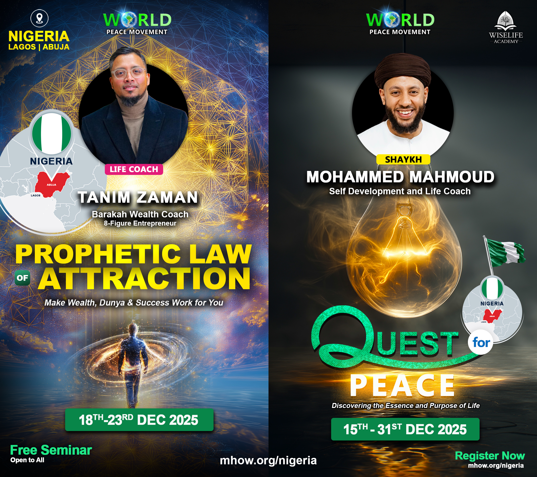 Image representing the event: Quest for Peace & Prophetic Law of Attraction Nigeria