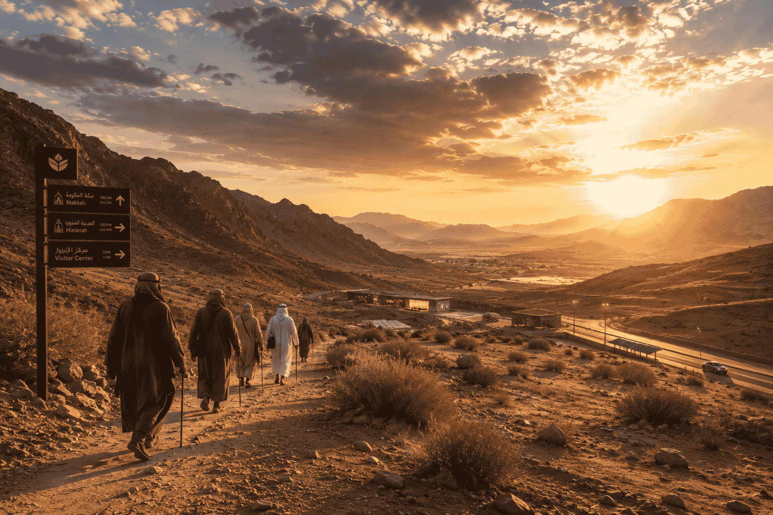 The Meaning of Hijrah - A journey that changed Islamic history. illustration