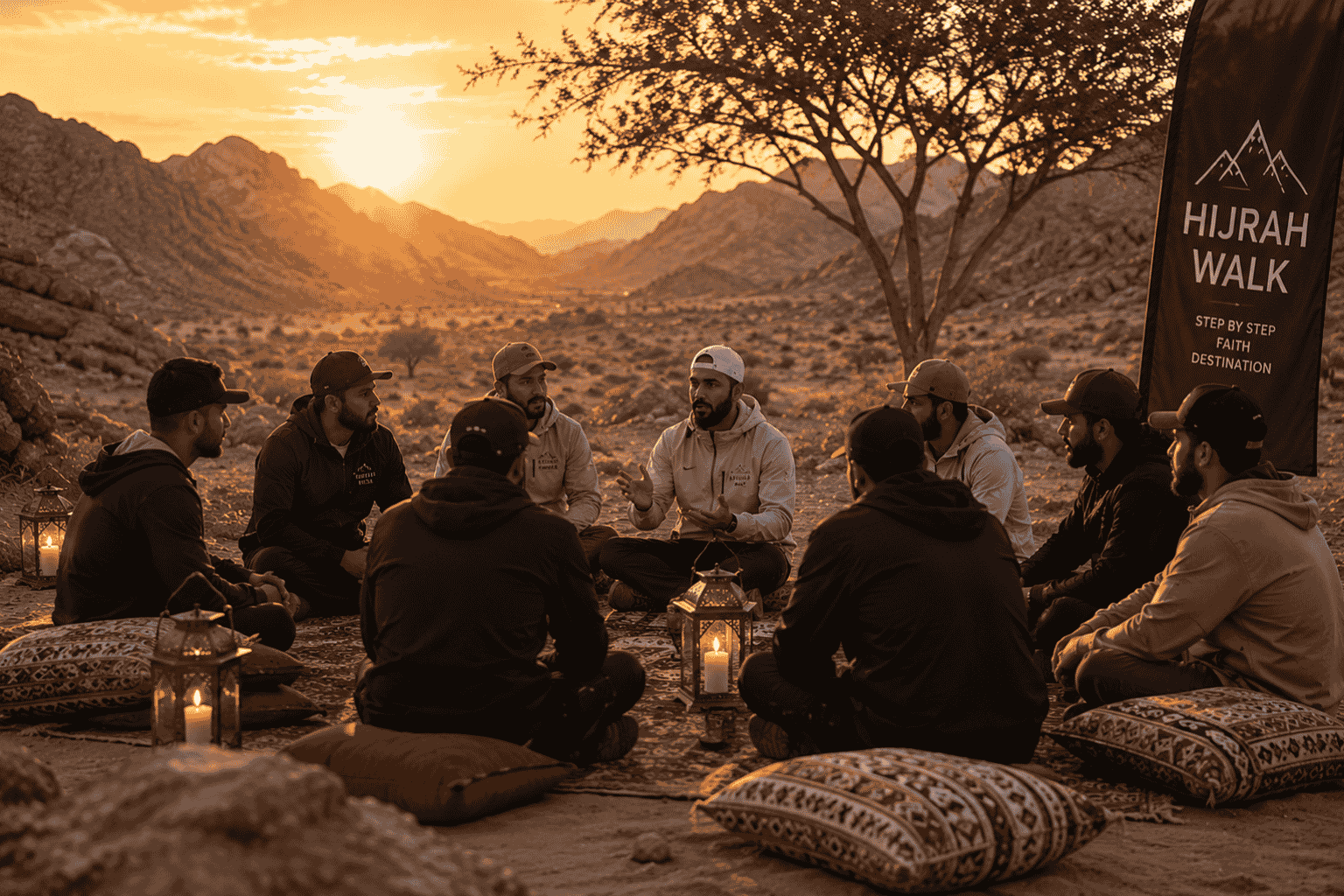 Benefits of Islamic Retreats illustration